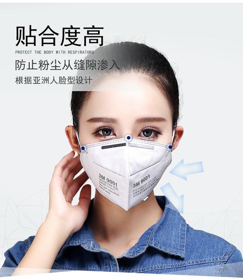 3M 9001/9002 KN90 防尘口罩全解析 工业粉尘与防雾霾的呼吸守护者
